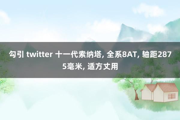 勾引 twitter 十一代索纳塔, 全系8AT, 轴距2875毫米, 适方丈用